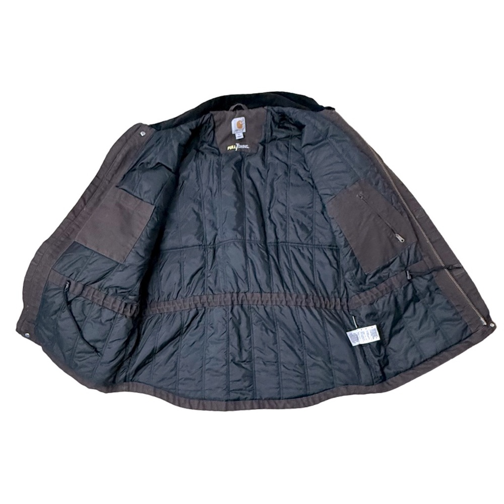 Carhartt Men's Full Swing Armstrong Traditional Field Jacket Coat Brown Men’s - Picture 6 of 13